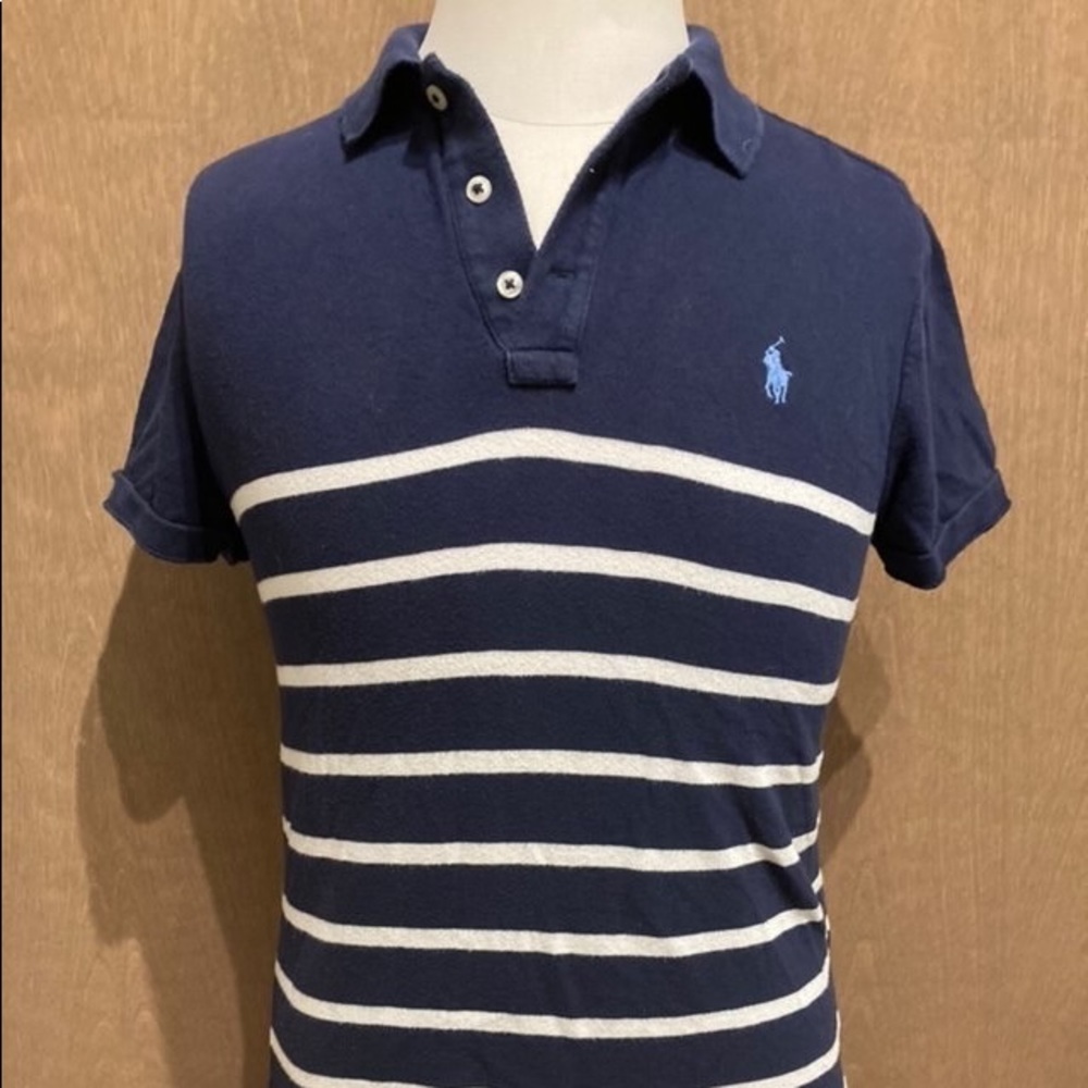Men’s Ralph Lauren Short Sleeve Polo Shirt Blue Size SP
